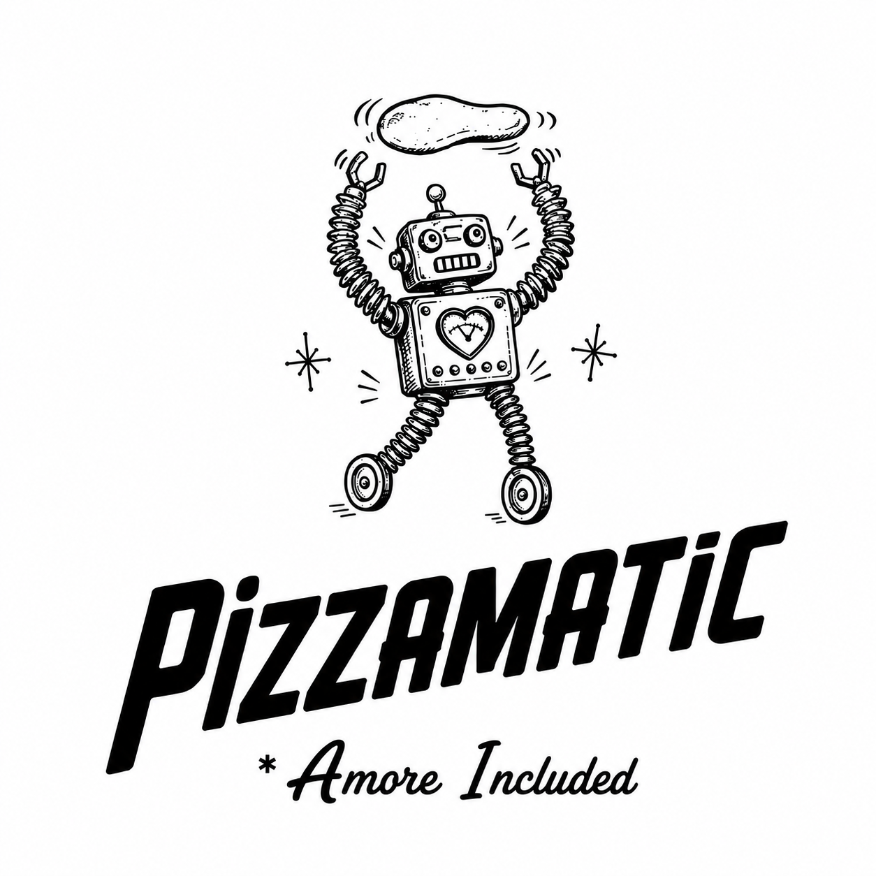 Pizzamatic robot logo